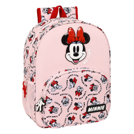 MOCHILA DE 33 CM ADAPT.CARRO MINNIE MOUSE "ME TIME" SAFTA23 ENERO 612312180