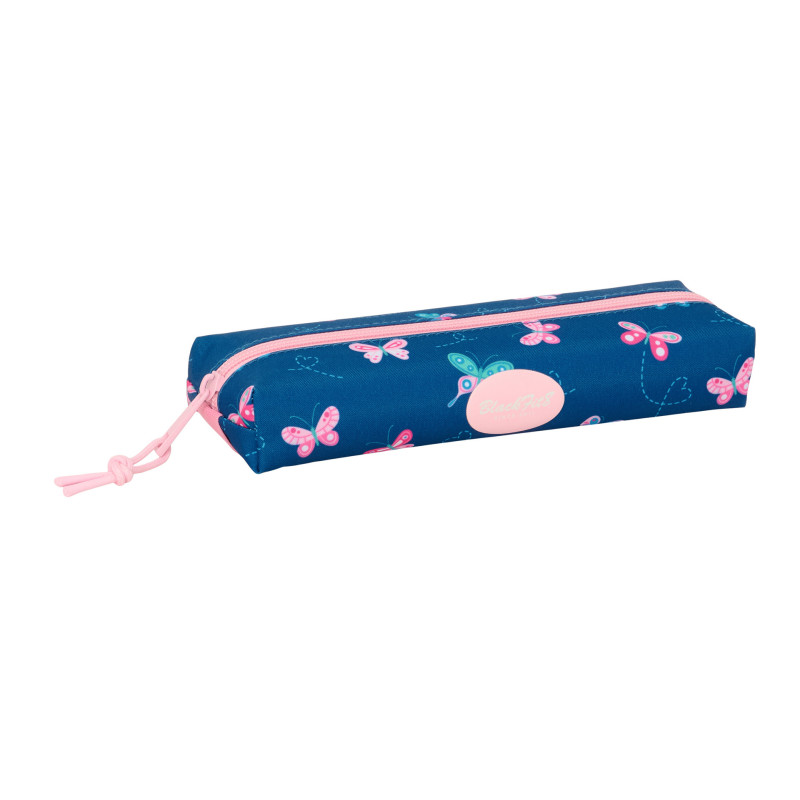 PORTATODO RECTANGULAR C/GOMA ELAST. 22CM BLACKFIT8 "MARIPOSAS" SAFTA26 842630015 4X22 UNIDAD
