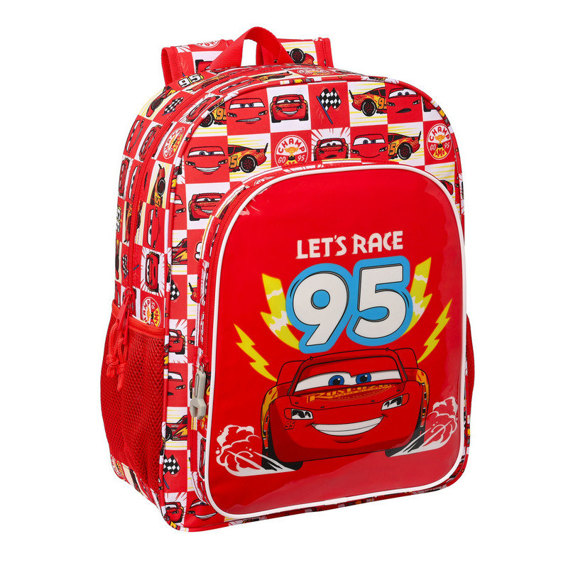 MOCHILA DE 33 CM ADAPT.CARRO CARS "LET'S RACE" SAFTA23 ENERO 612311180