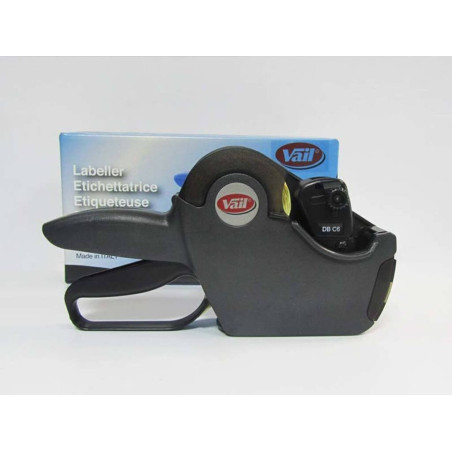 MAQUINA ETIQUETAR VAIL C6 26*12 8 DIGITOS 1 LINEA