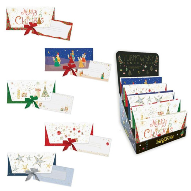 CHRISTMAS ARGU TURNOWSKY FANTASY TARJETA + SOBRE SURTIDAS 45736