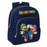 MOCHILA INFANTIL ADAPT.CARRO SUPER MARIO 612308609 SAFTA23 VAC