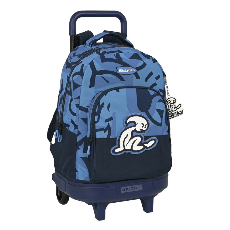 MOCHILA GDE. C/RUEDAS COMPACT EXTRAIBLE EL NIÑO "BAHIA" SAFTA23 ENERO 612307918