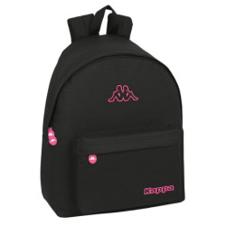MOCHILA KAPPA "BLACK AND PINK" SAFTA23 ENERO 612305774