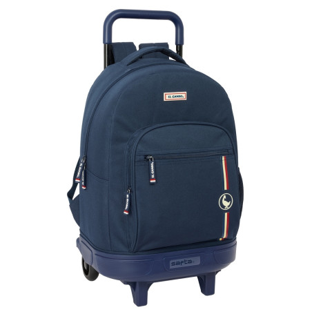 MOCHILA GDE. C/RUEDAS COMPACT EXTRAIBLE EL GANSO "ECLIPSE" SAFTA26 612509918 45X33 UNIDAD