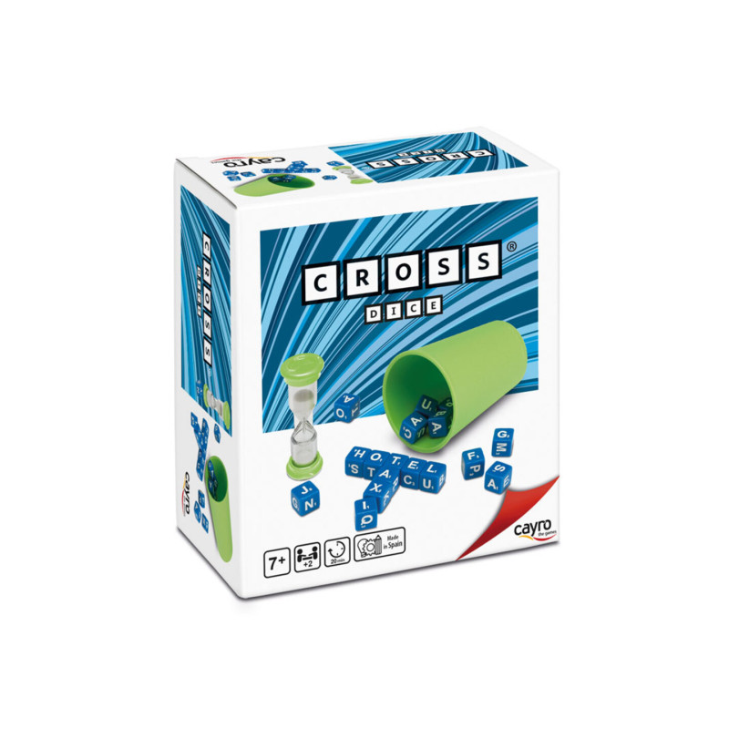 JUEGO CAYRO CROSS DICE CUBILETE FORMA PALABRAS 210