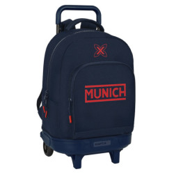 MOCHILA GDE. C/RUEDAS COMPACT EXTRAIBLE MUNICH "FLASH" 612300918 SAFTA23 VAC