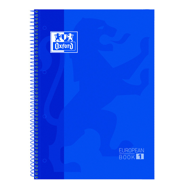 CUADERNO ENRI OXFORD SCHOOL EUROPEAN A-4  80H HZTAL AZUL MARINO 400027583
