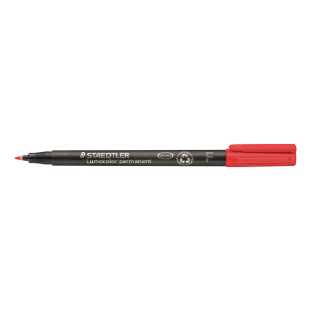 MARCD. PERMANENTE F 0,6MM ROJO LUMOCOLOR 318 STAEDTLER