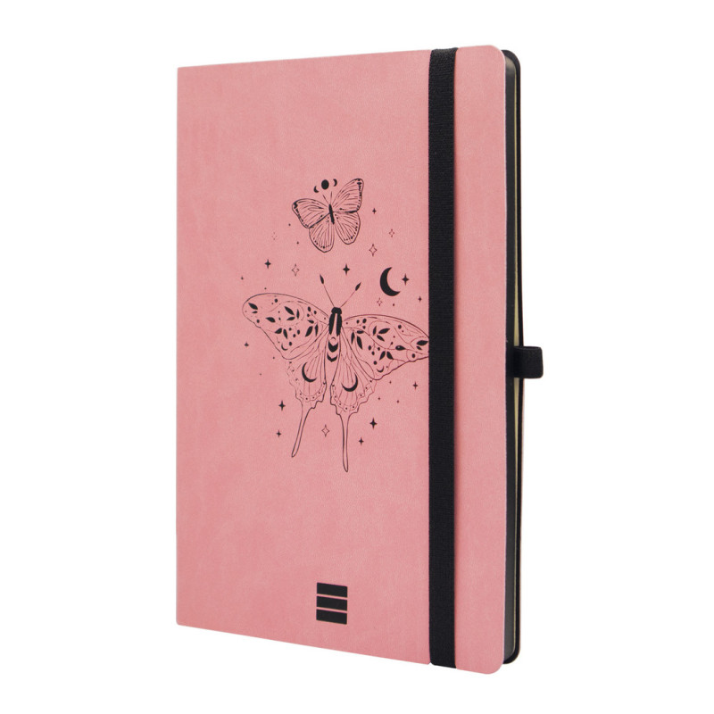 CUADERNO FINOCAM A4 TAPA FLEXIBLE A-5 DESIGN LISO BUTTERFLY 8053105
