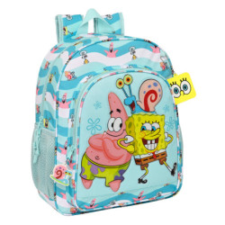 MOCHILA JUNIOR ADAPT.CARRO BOB ESPONJA "STAY POSITIVE" SAFTA23 ENERO 612291640