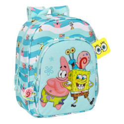 MOCHILA INFANTIL ADAPT.CARRO BOLSILLO 3D BOB ESPONJA "STAY POSITIVE" SAFTA23 ENERO 612291185