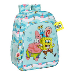 MOCHILA DE 33 CM ADAPT.CARRO BOB ESPONJA "STAY POSITIVE" SAFTA23 ENERO 612291180