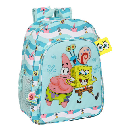 MOCHILA DE 33 CM ADAPT.CARRO BOB ESPONJA "STAY POSITIVE" SAFTA23 ENERO 612291180