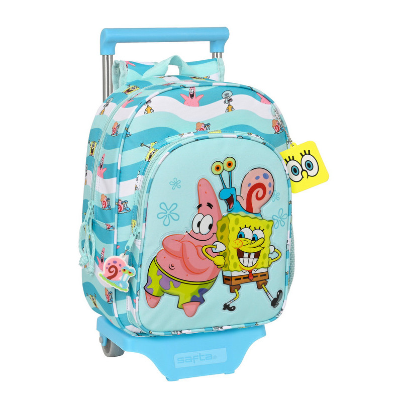MOCH 185+CARRO 705 CON BOLSILLO 3D BOB ESPONJA "STAY POSITIVE" SAFTA23 ENERO 612291020