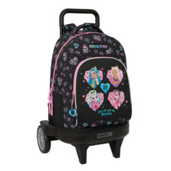MOCHILA GDE. C/RUEDAS COMPACT EVOL. EXT. MONSTER HIGH SAFTA26 612698218 45X33 UNIDAD