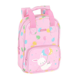 MOCHILA INFANTIL CON ASAS FACIL LIMPIEZA SAFTA PREESCOLAR "BALLOON" 612288765 28*20 SAFTA22