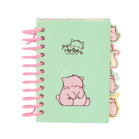 BLOC DE NOTAS A7 PEMBE "THE PINK CAT" SAFTA26 512646075 10,5X7,4 UNIDAD