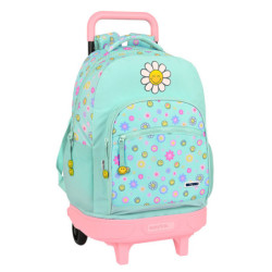 MOCHILA GDE. C/RUEDAS COMPACT EXT.SIMPLE SMILEY WORLD "SUMMER FUN" SAFTA23 ENERO 612281918
