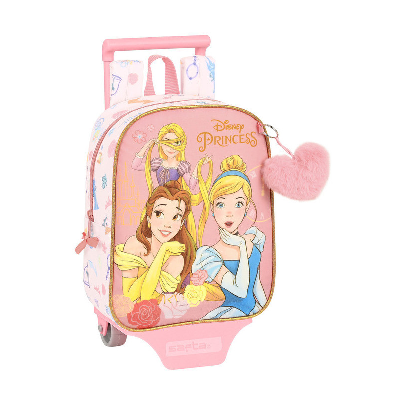 MOCHILA 232+CARRO 805 PRINCESAS DISNEY "DREAM IT" 612280280 28*22 SAFTA22