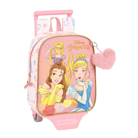 MOCHILA 232+CARRO 805 PRINCESAS DISNEY "DREAM IT" 612280280 28*22 SAFTA22