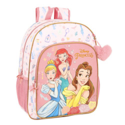 MOCHILA DE 33 CM ADAPTABLE PRINCESAS DISNEY "DREAM IT" 612280180 42*33 SAFTA22