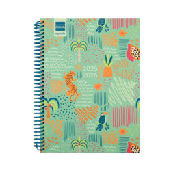 AGENDA ESCOLAR FINOCAM25 DIVA 1/4 SVH 25-26 SELVA+ 4º - 155X212 MM 536140626
