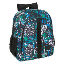 MOCHILA JUNIOR ADAPT.CARRO SAFTA GRAFFITI "GO" SAFTA26 642622640 38X32 UNIDAD