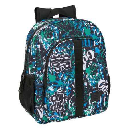 MOCHILA JUNIOR ADAPT.CARRO SAFTA GRAFFITI "GO" SAFTA26 642622640 38X32 UNIDAD
