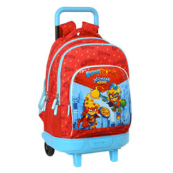 MOCHILA GDE C/RUEDAS COMPACT EXTRAIBLE SUPERTHINGS "KAZOOM KIDS" 612276918 45*33 SAFTA22