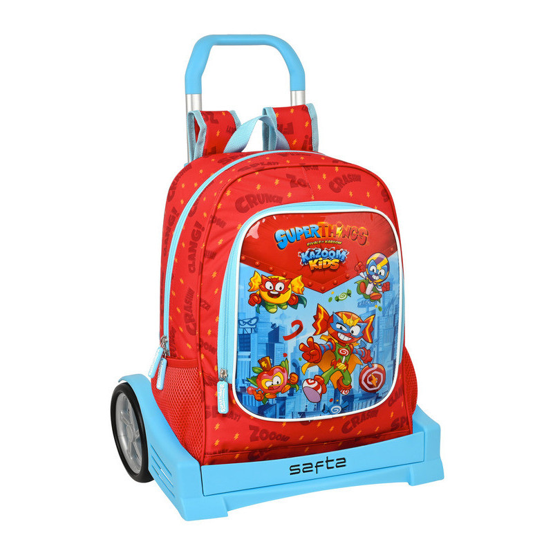 MOCHILA 522+CARRO EVOLUTION SUPERTHINGS "KAZOOM KIDS" 612276860 42*32 SAFTA22