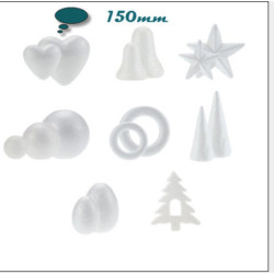 CORAZON POLIESPAN SILUETA 150MM Y 200MM BOLSA/2U SMART 3005 GRAFOPLAS