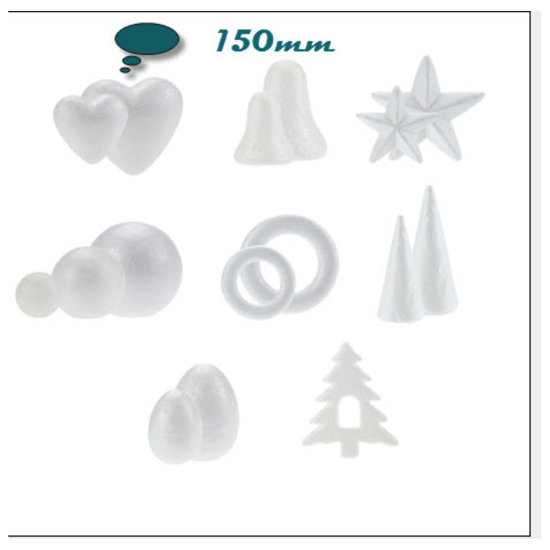 CORAZON POLIESPAN SILUETA 150MM Y 200MM BOLSA/2U SMART 3005 GRAFOPLAS