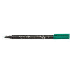 MARCD. PERMANENTE F 0,6MM VERDE LUMOCOLOR 318 STAEDTLER