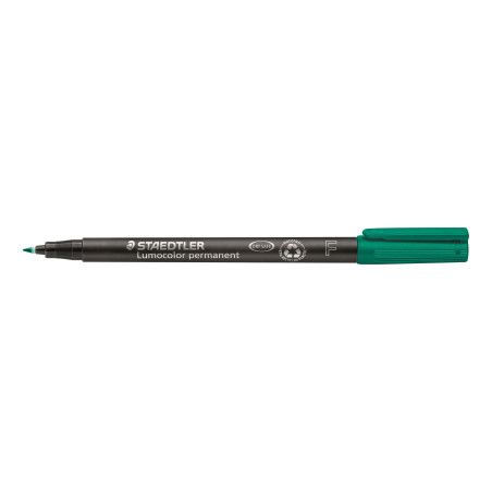MARCD. PERMANENTE F 0,6MM VERDE LUMOCOLOR 318 STAEDTLER