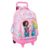 MOCHILA GDE. C/RUEDAS COMPACT EXTRAIBLE BARBIE "PAINTERLY" SAFTA25 ENERO 612510918