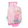 MOCHILA 185+CARRO 705 PEPPA PIG "HAVING FUN" 612272020 34*26 SAFTA22