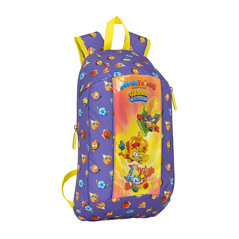 MINI MOCHILA CREMALLERA VERTICAL SUPERTHINGS GUARDIANS OF KAZOOM SAFTA23 ENERO 612270821