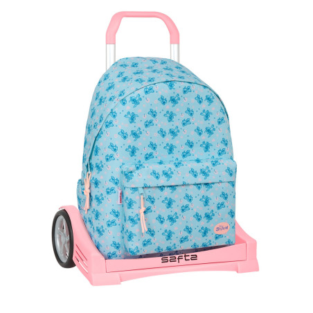 MOCHILA 775+CARRO EVOLUTION STITCH "OHANA" SAFTA26 612613860 43X31 UNIDAD