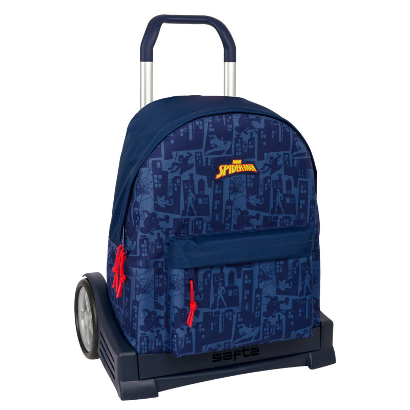 MOCHILA 774+CARRO EVOLUTION SPIDER-MAN SAFTA26 612643860 42X33 UNIDAD
