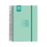 AGENDA ESCOLAR FINOCAM25 ESPIR E8 1DP 25-26 TURQUESA+ E8 - 120X171 MM 633360126