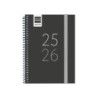 AGENDA ESCOLAR FINOCAM25 SEC.1/8 SVH 25-26 NEGRO+ 8º - 120X164 MM 634224026