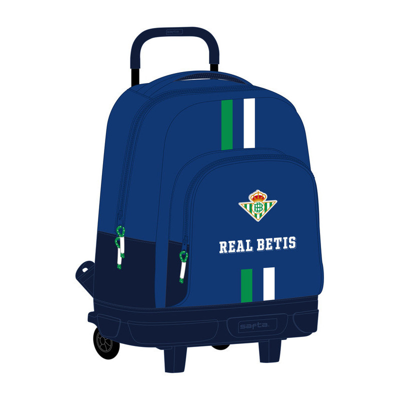 MOCHILA GDE. C/RUEDAS COMPACT EXT.SIMPLE REAL BETIS BALOMPIE SAFTA23 ENERO 612266918