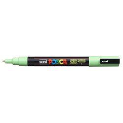 MARCADOR UNI-BALL POSCA PC-3M PUNTA REDONDA 0,9-1,3MM VERDE CLARO (5)