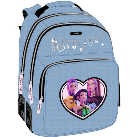 MOCHILA DOBLE ADAPT.CARRO K-POP DEMON HUNTERS - HUNTR/X SAFTA26 642651773 42X32