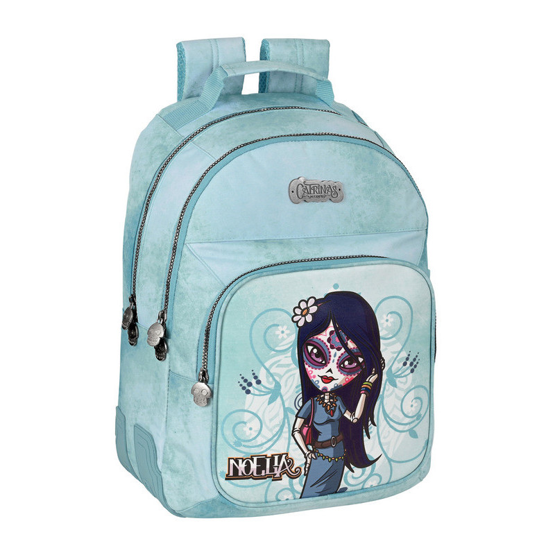 MOCHILA DOBLE ADAPTABLE CATRINAS "CLAIRE, NOELIA Y LILA" 612262773 42*32 SAFTA22