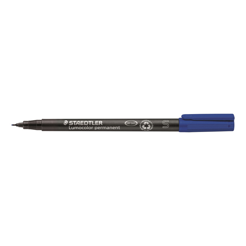 MARCD. PERMANENTE S 0,4MM AZUL LUMOCOLOR 313 STAEDTLER