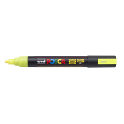 MARCADOR UNI-BALL POSCA PC-5M PUNTA REDONDA 1,8-2,5MM FLUOR AMARILLO (F2)