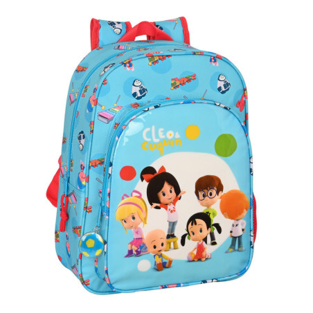 MOCHILA INFANTIL ADAPTABLE CLEO & CUQUIN "GOOD NIGHT" 612259185 34*26 SAFTA22
