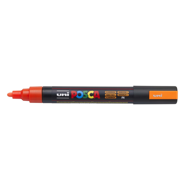 MARCADOR UNI-BALL POSCA PC-5M PUNTA REDONDA 1,8-2,5MM FLUOR NARANJA (F4)